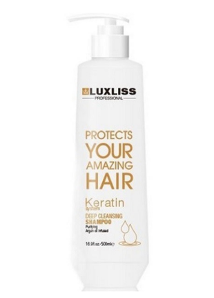 Шампунь глубокой очистки luxliss keratin deep cleaning shampoo...