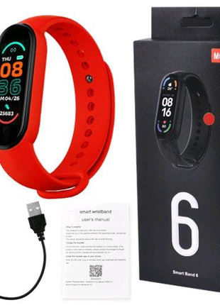 Фитнес браслет FitPro Smart Band M6 (смарт часы, пульсоксиметр, п