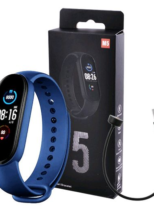 Фитнес браслет Smart Watch M5 Band Classic Black смарт часы-треке