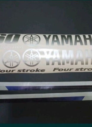 Наклейки на лодочный мотор двигатель Ямаха 60 Yamaha