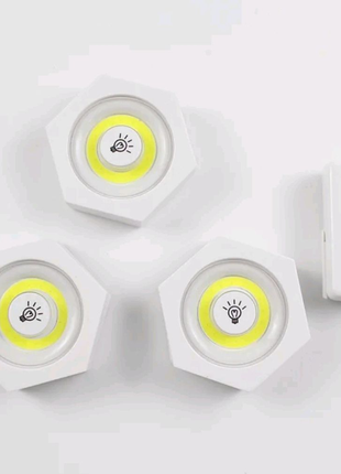Led світильники точечні на батарейках  з пультом