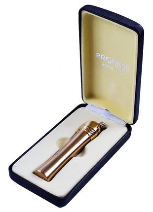 Зажигалка, карманная турбо зажигалка Promise в подарочной упак...