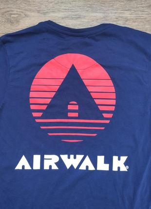 Лонгслив airwalk футболка синяя s базовая
