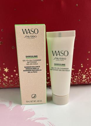 Shiseido waso shikulime очищающий гель для кожи