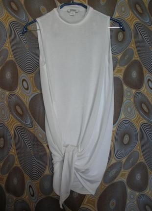 Тонкого трикотажа  длинная блуза туника  monki вискоза