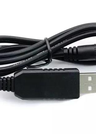 Кабель c преобразователем USB 5V - DC 5.5-2.1 / 9V для роутера...