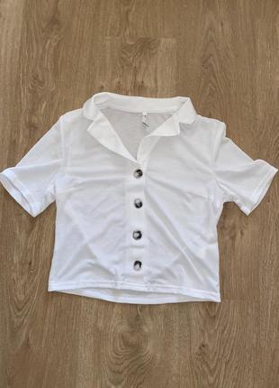 Красивая легкая кофточка блуза белого цвета