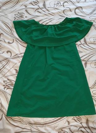 Женское зеленое платье, летнее