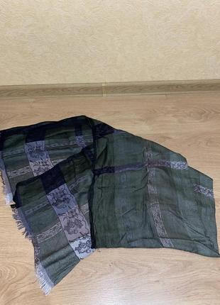 Женский шарф, платок зелёный, изумрудный, покупала в эмиратах
