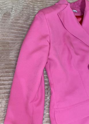 Нарядное платье женское, розовое, платье пиджак