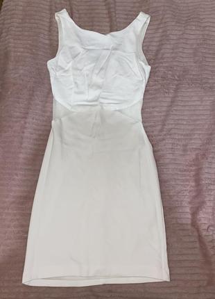 Сукня zara, біла силуетна сукня