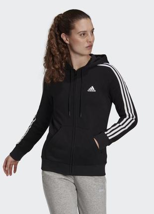 Флисовая толстовка adidas essentials 3-stripes sportswear gm5567