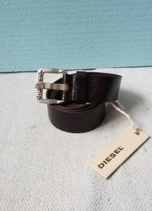 Мужской кожаный ремень b-star belt  diesel италия оригинал