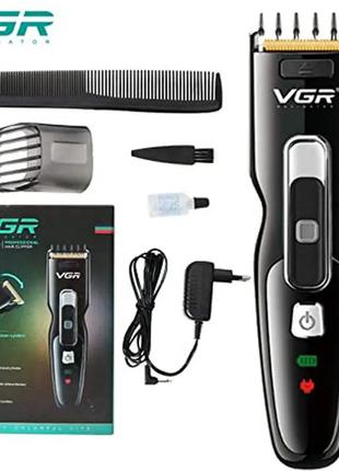 Машинка для стрижки волос на аккумуляторе VGR V-040