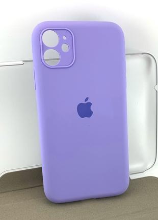 Чехол на iPhone 11 накладка бампер Original Soft Case Full сил...