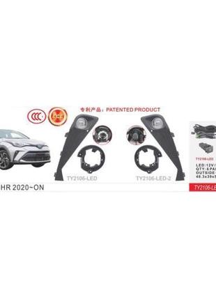 Фары доп.модель Toyota C-HR 2020-/TY-2106-LED/LED-12V5W/7W/эл....