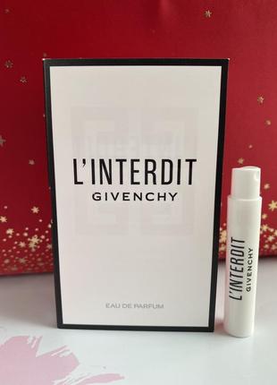 Givenchy l’interdit eau de parfum 1 мл