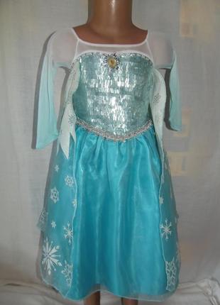 Карнавальне плаття ельзи, холодне серце на 7-8 років