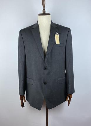 Новый мужской шерстяной пиджак michael kors grey wool blazer