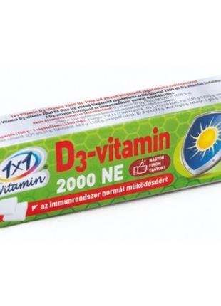 Витамин д3 жевательные таблетки D3-vitamin 2000 NE Д3-1х1, био...