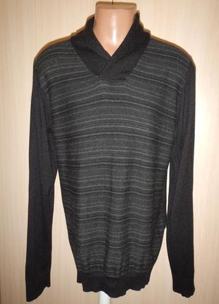 Светр, джемпер пуловер marc anthony p.xl бавовна, вовна, кашемір