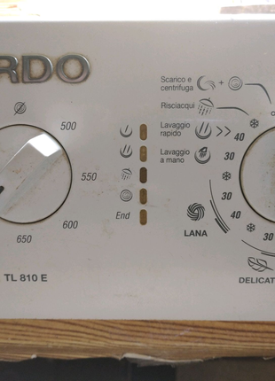 Передняя панель стиральной машины ardo tl810