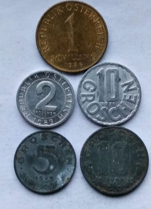 Монети Австрії