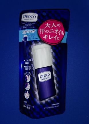Дезодорант японский ronto deoco натуральный стик против возраста