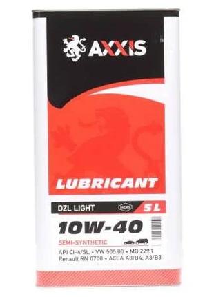Масло моторное AXXIS 10W-40 DZL Light 5л AXXIS