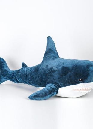 Мягкая игрушка Акула 140 см Синяя