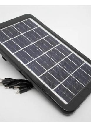 Сонячна панель CcLamp CL-630 з підставкою портативна з USB-каб...