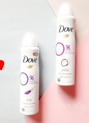 Дезодорант спрей 0% алюминия dove для женщин