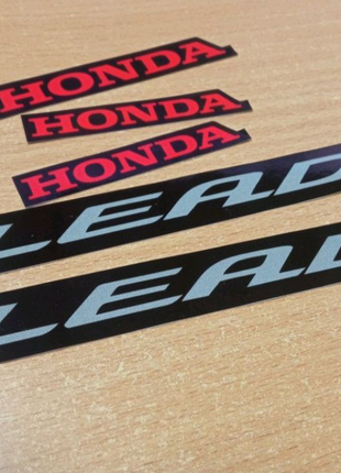 Honda lead Хонда лиад наклейки на скутер мопед