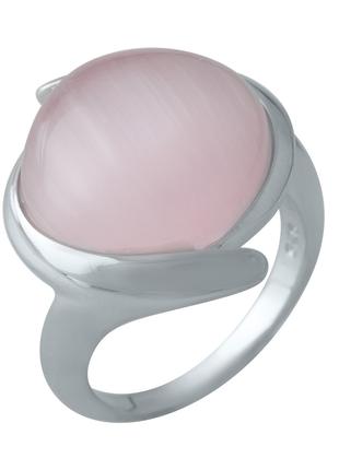Серебряное кольцо с кошачьим глазом, вес изделия 8,89 гр (2003...