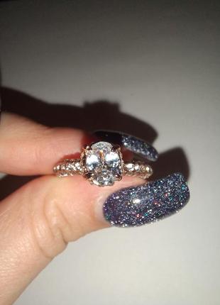 Серебряное кольцо, перстень 17 размер