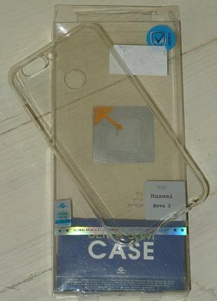 Чехол GlobalCase TPU Extra Slim для Huawei Nova 2 светлый 0006