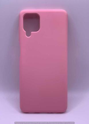 Чохол Samsung A12 Wave Full pink *