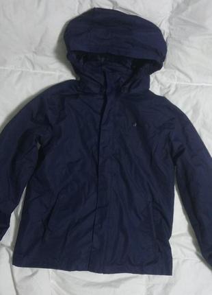 Тёплая куртка маунтайн с флисовой подстёжкой 9-10 лет