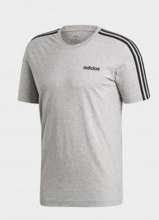 Серая футболка adidas/ мужская футболка