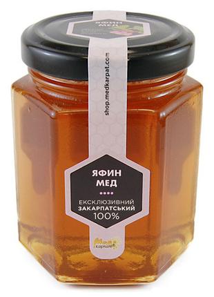 Мед пчелиный натуральный, сорт: "Яфин мед" 240г