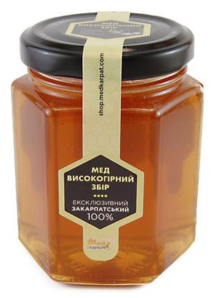 Мед пчелиный натуральный, сорт: "Высокогорный сбор" 240г