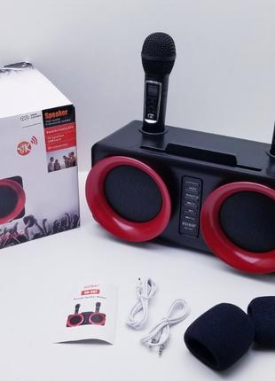Караоке колонка з двома мікрофонами SDRD SD307