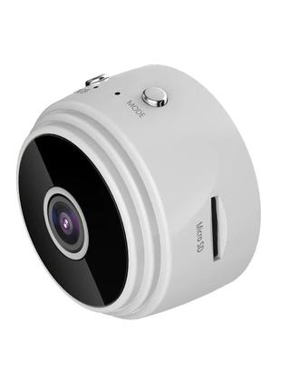 IP міні камера A9 біла безпровідна wi-fi відеоспостереження