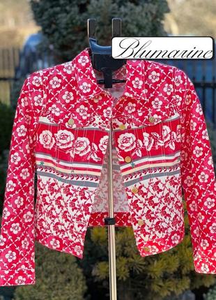 Blumarine итальялия оригинальный яркий весенний блейзер пиджак...