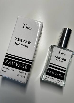 Тестер Christian Dior Sauvage 60 ml