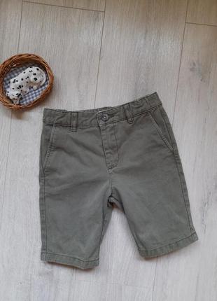 🧍‍♂️f&f шорти котонові хакі літній одяг для хлопчика 6-7 років