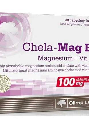 Добавка Магний хелат + витамин Б6 Olimp Labs Chela Mag + B6 30...