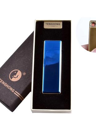 USB зажигалка в подарочной упаковке с двумя спиралями накалива...