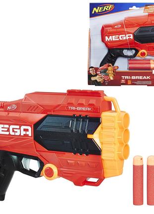 Игрушечное оружие Hasbro Nerf бластер МЕГА Три-брейк (E0103)