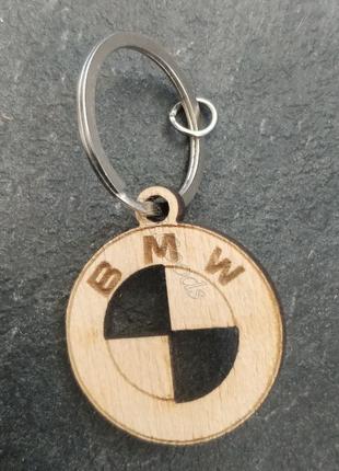 Брелок для ключів дерев'яний BMW